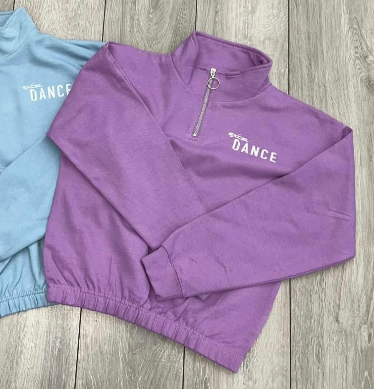 Excel Dance Cropped Zip Sweater/ Jumper