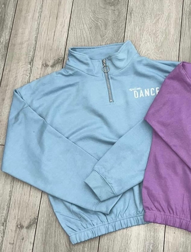 Excel Dance Cropped Zip Sweater/ Jumper