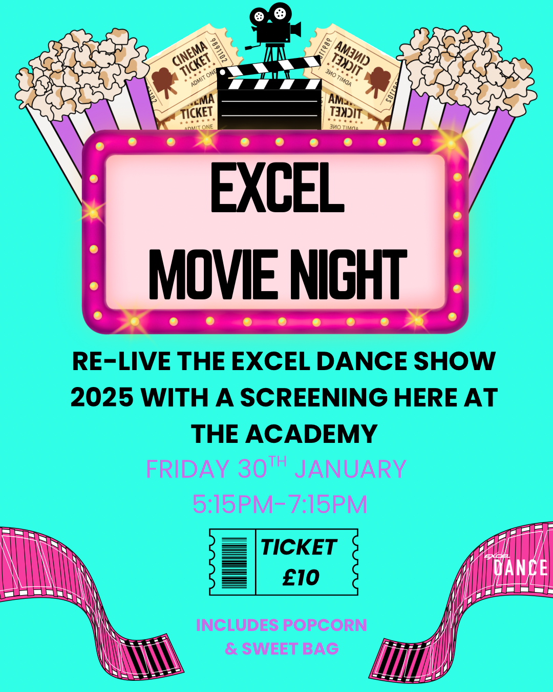 EXCEL MOVIE NIGHT🎬🍿✨