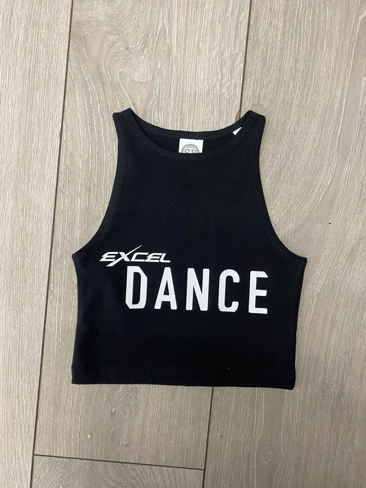 Excel Dance Racer strap cropped Vest
