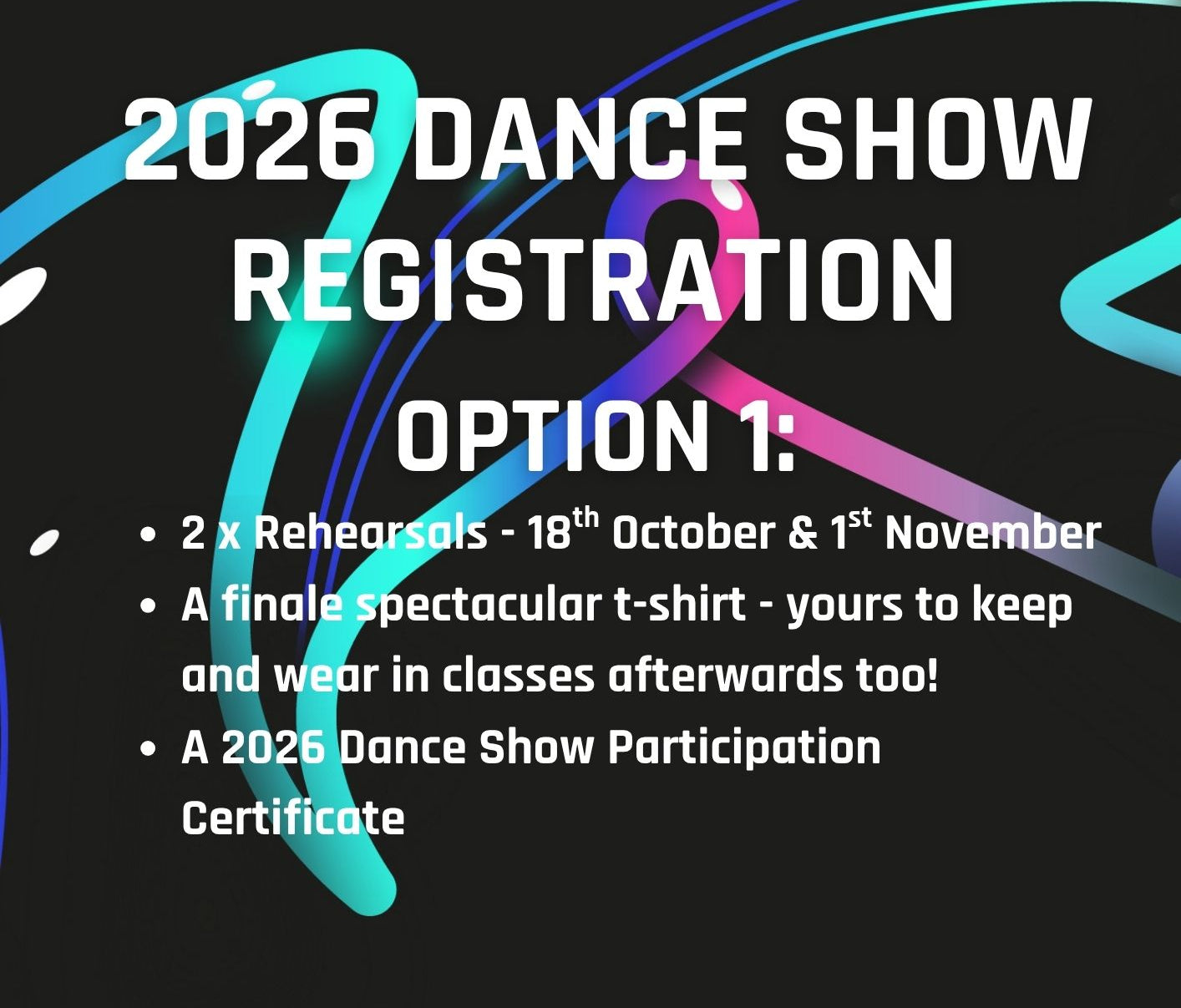 Dance Show Registration 2026